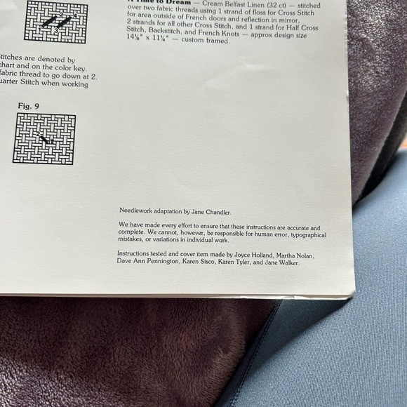 5/$25 Paula Vaughan Cross-Stitch Pattern Victorian wedding dress 2347 🪡 - Picture 5 of 8